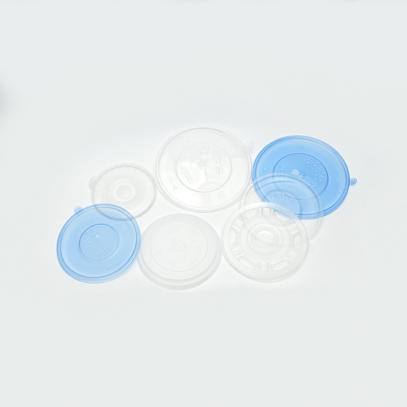 Przezroczysta okrągła plastikowa pokrywka
